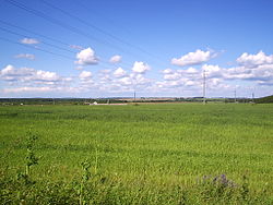 Landscape near the settlement of Zavolzhye in Yaroslavsky District