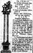 Drugs and medicines, 1774
