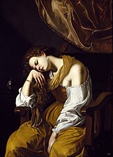 Mary Magdalene as the Melancholy by Artemisia Gentileschi