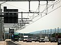 Test­strecke für Ober­leitungs-LKW zwischen Langen­/Mörfelden und Weiter­stadt