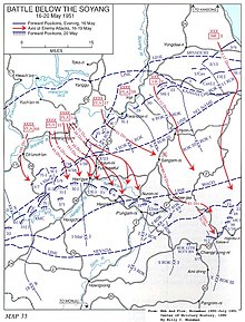 Map of the Battle of Soyang River