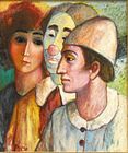 Circus People (ca.1976), 23.3 x 28.2in, Private Collection