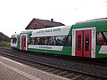 Erfurter Bahn (Elster-Saale-Bahn) im Bahnhof Schönberg (Vogtl) (2021)
