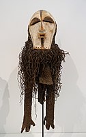 Mask of the Bwadi bwa Kifwebe Society, Democratic Republic of Congo, late 19th century.
