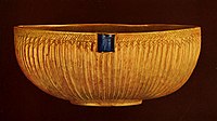 Golden bowl from the grave of Meskalamdug (PG 755, Ur)
