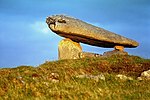 Kilclooney More dolmen near Ardara, County Donegal, Ireland