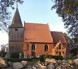 Medieval village church in Levenhagen≤