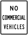 R5-4 No commercial vehicles