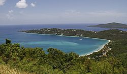 Magens Bay in northern Saint Thomas is a popular tourist attraction in the U.S.V.I.