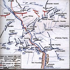 Advance of the Greek forces after breaking through the Kresna Gorge (July, 25–30)