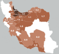 Gilaki-sprachige Bevölkerung im Iran