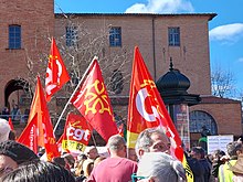 Demonstration in Montauban (Okzitanien) am 15. März 2023.