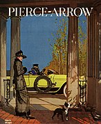 Pierce-Arrow auto ad, from advertisement in Life magazine, 1919
