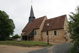 The church of Saint-Martin, in Saint-Martin-des-Monts