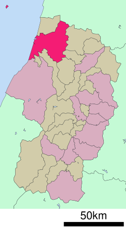 Location of Sakata