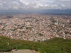 Blick auf Cochabamba