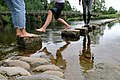 Stepping stones in Bolton Abbey