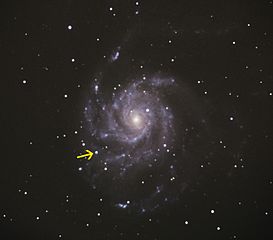 Type Ia supernova SN 2011fe from August 2011
