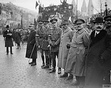 Spa Conference was a meeting between the Supreme War Council and the government of the Weimar Republic in Spa, Belgium on 5–16 July 1920
