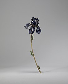 Iris Corsage Ornament (c. 1900) by Tiffany & Company.