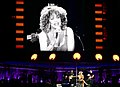 Tina Turner bei einem Konzert (1989)