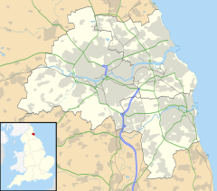 Hebburn is located in Tyne and Wear