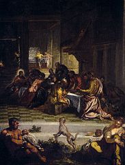 La Última Cena, copy of Tintoretto by Diego Velázquez (1629?)[11]