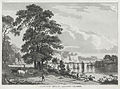 Chepstow bridge by Paul Sandby, b&w aquatint 1786