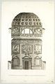 Plate 72, Cross-section of Octagon at Chiswick House, Richard Boyle, 1727, V&A Museum no. 12957:33.