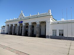 Train station of Choir, Mongolia, 2013