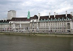 County Hall, former home of the London County Council and Greater London Council