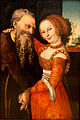 Lucas Cranach der Ältere: Das ungleiche Paar, um 1530