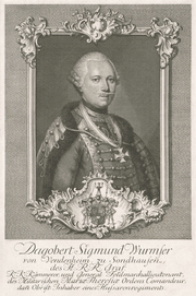 Print of general in hussar costume