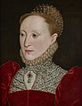 Elizabeth I with a partlet embroidered with pearls
