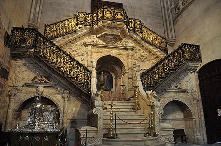 The Golden Stairway of the north transept of Burgos Cathedral (1519)