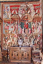 Tapestries in the bedroom of the Queen Mother