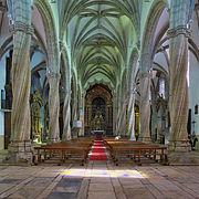 Church interior, built in Manueline late-gothic style.