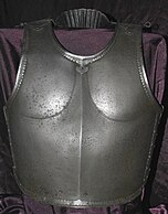 Indian steel cuirass, 17th to 18th century.