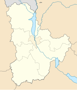 Poliske is located in Kyiv Oblast