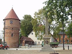 Municipal tower in Lübz