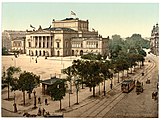 Neues Theater on Augustusplatz, in 1900