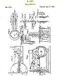 Sewing machine Patent #11,161 (issued June 27, 1854)