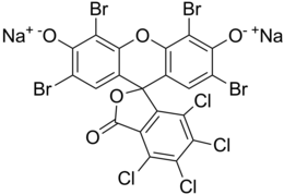 Ältere Strukturformel von Phloxin