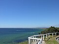 View of Port Phillip from a lookout on Olivers Hill