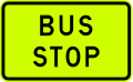 (W8-Q03) Bus Stop (used in Queensland)