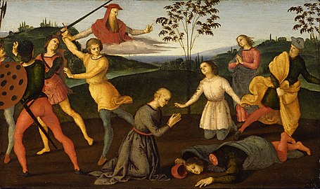 Saint Jerome saving Silvanus and punishing the Heretic Sabinianus, North Carolina Museum of Art, Raleigh, North Carolina
