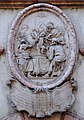 Stone medallion with the purported martyrdom scene of Simonino di Trento. Palazzo Salvadori, Trent