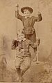 Stephen and his brother Edward as boys, c.1874