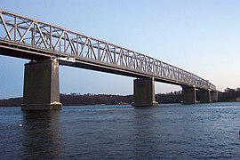 Little Belt Bridge: a truss bridge in Denmark