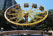 „Ufo von Huss“ Flying Saucer im australischen Luna Park Sydney
